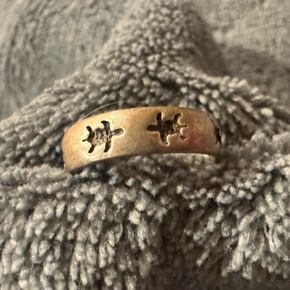 Sterling Silver Turtle Toe Ring - image 4